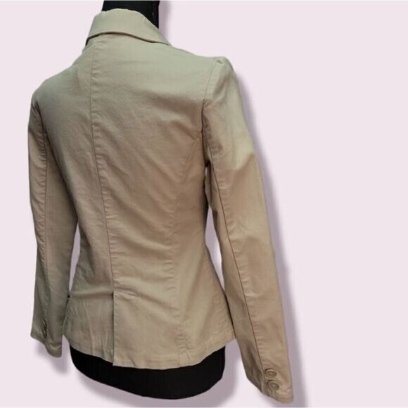 Gap Lightweight Tan Basic Everyday Blazer | Size XSmall - Picture 3 of 5